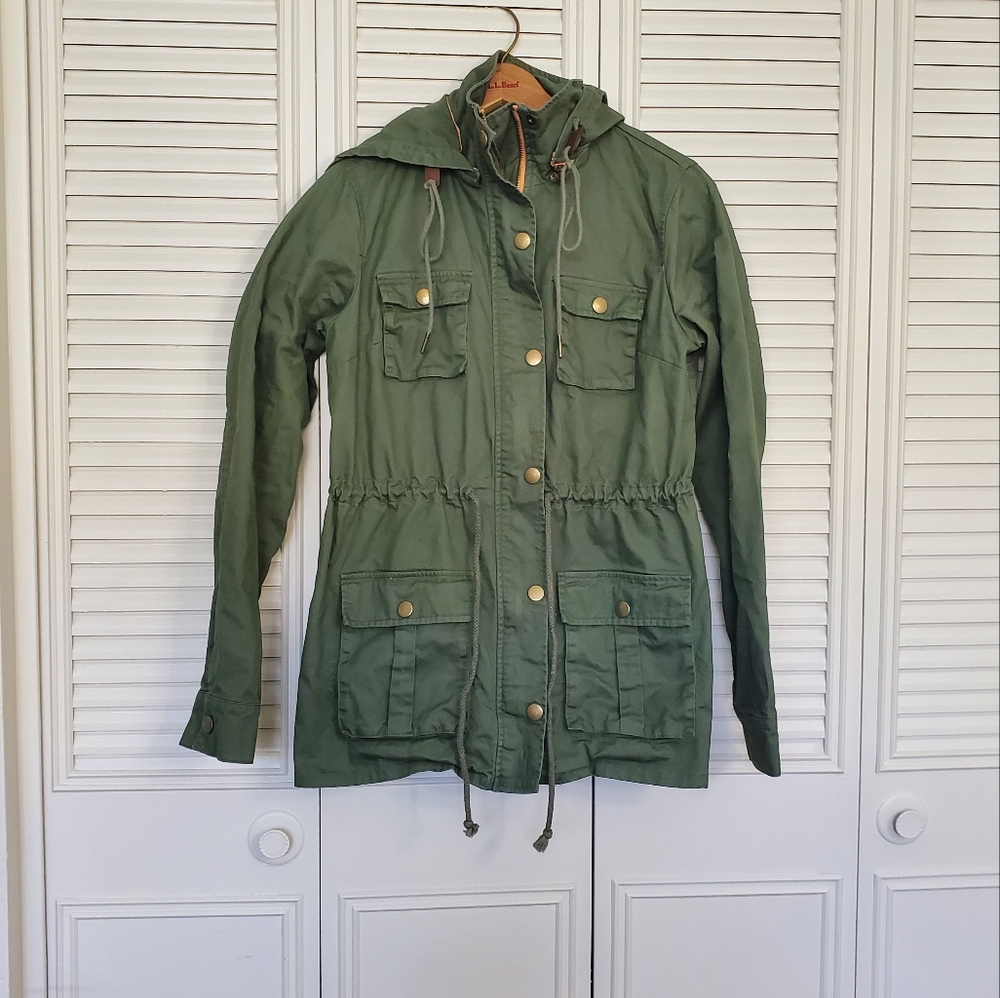 Olive Green Anorak Jacket